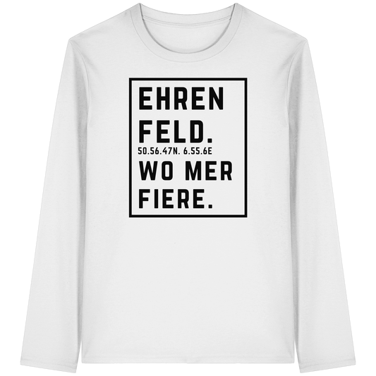 Ehrenfeld Fiere Druck - Organic Longsleeve T-Shirt