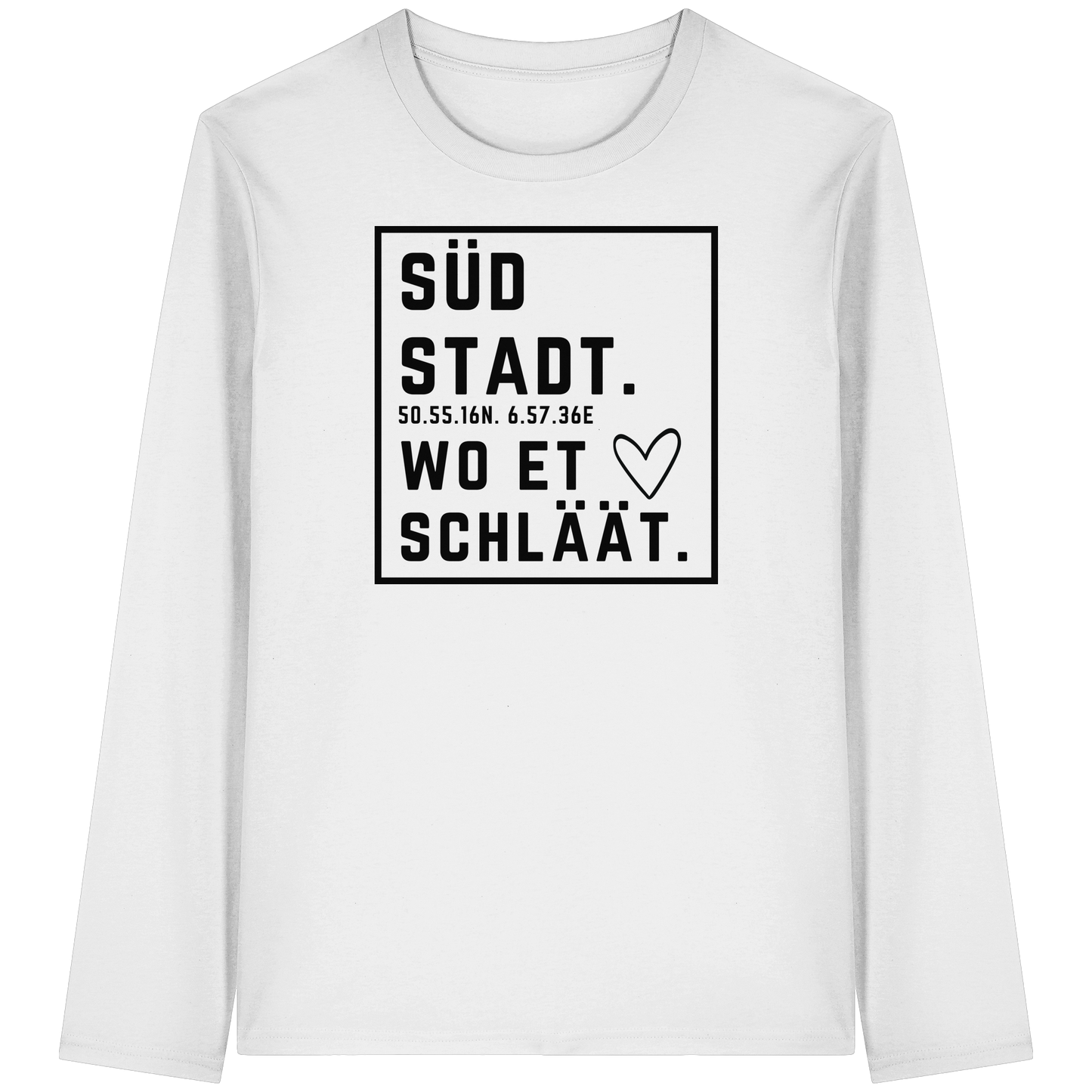 Südstadt Hätz Druck - Organic Longsleeve T-Shirt