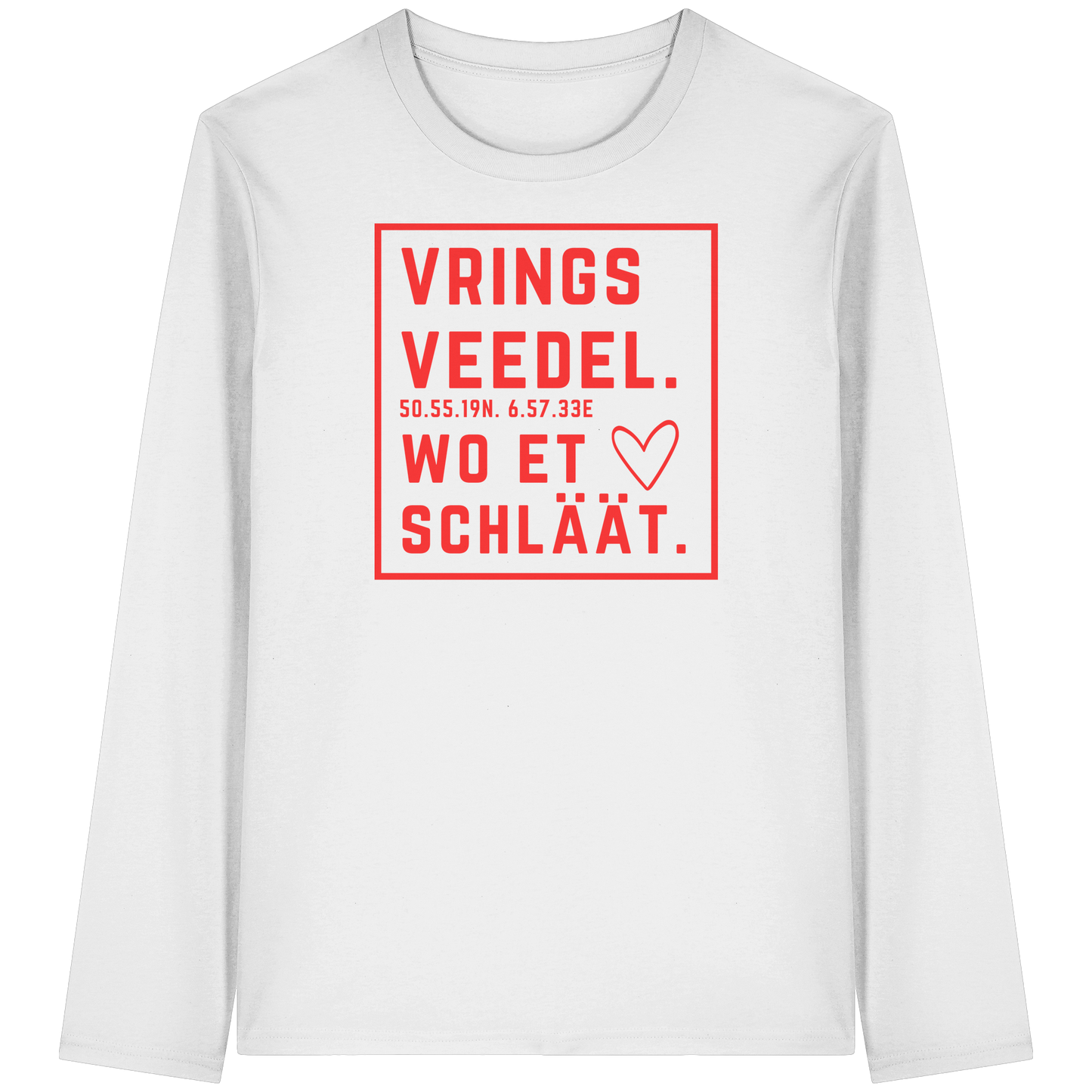 Vringsveedel Hätz Druck - Organic Longsleeve T-Shirt