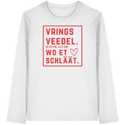 Vringsveedel Hätz Druck - Organic Longsleeve T-Shirt