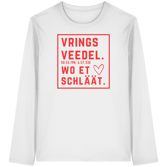 Vringsveedel Hätz Druck - Organic Longsleeve T-Shirt