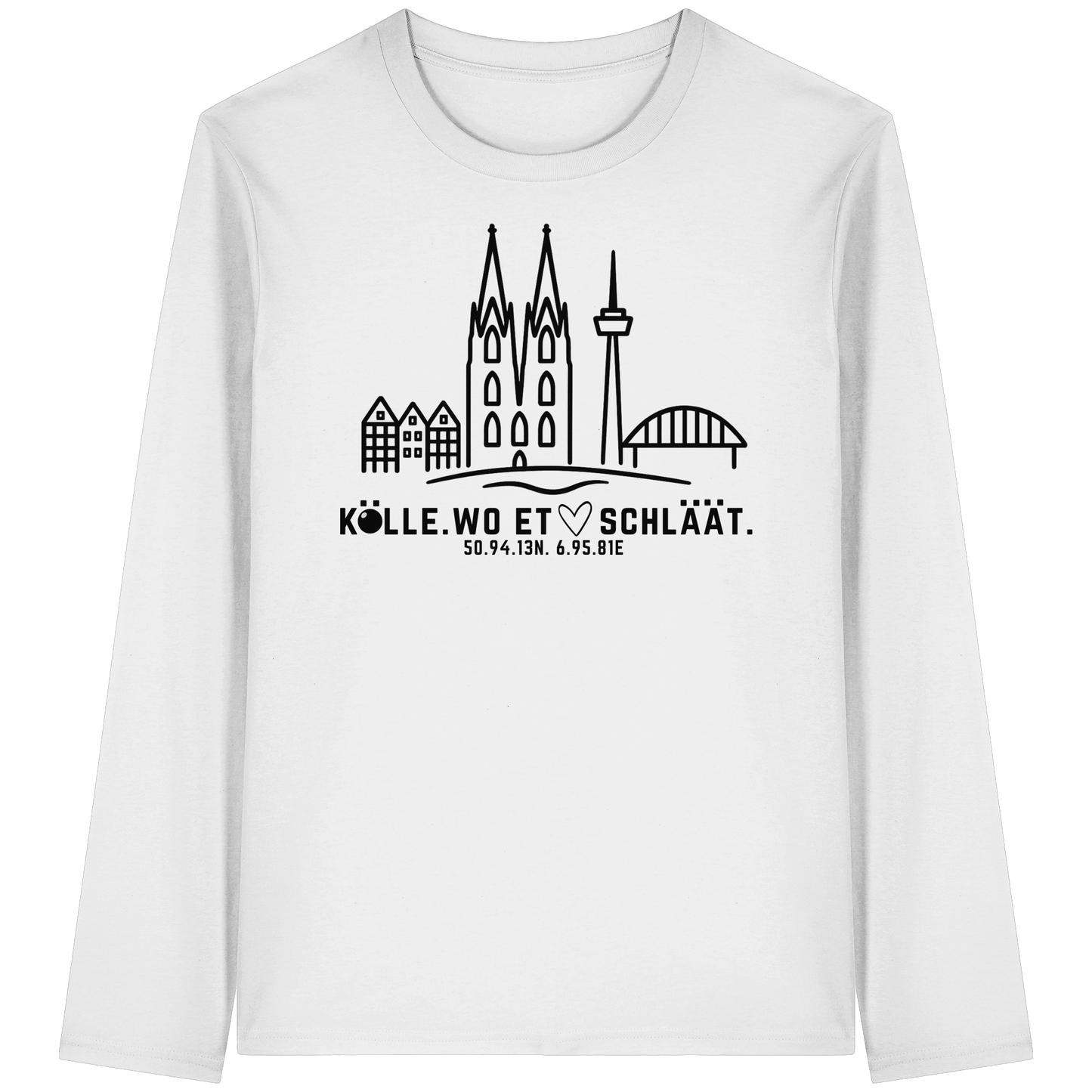 Skyline Hätz Druck - Organic Longsleeve T-Shirt