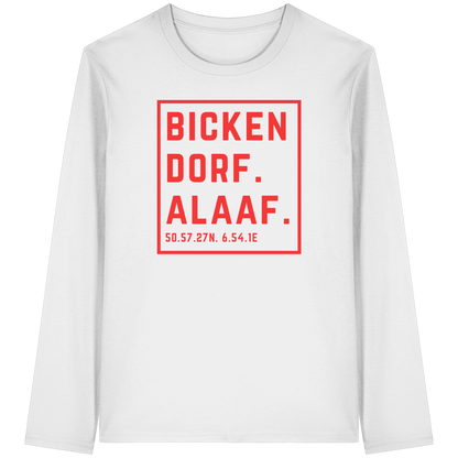 Bickendorf Alaaf Druck - Organic Longsleeve T-Shirt