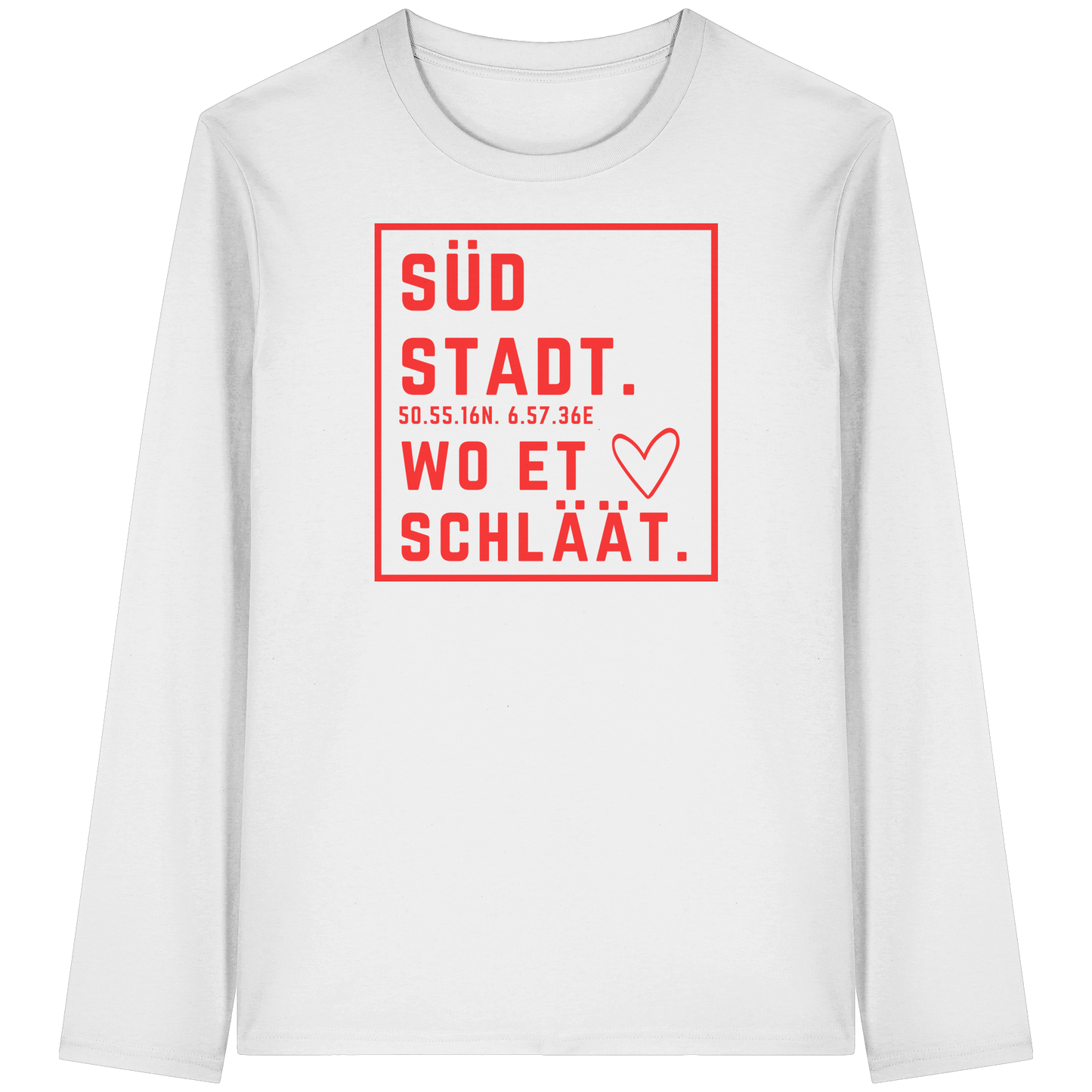 Südstadt Hätz Druck - Organic Longsleeve T-Shirt