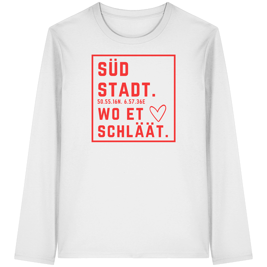 Südstadt Hätz Druck - Organic Longsleeve T-Shirt