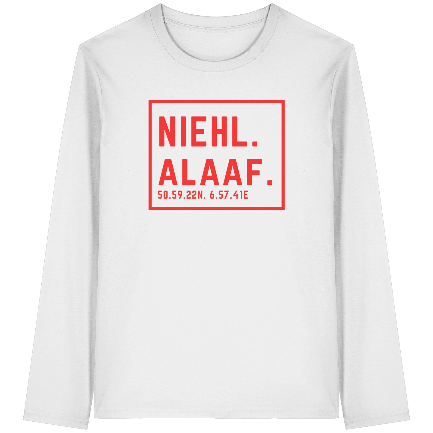 Niehl Alaaf Druck - Organic Longsleeve T-Shirt