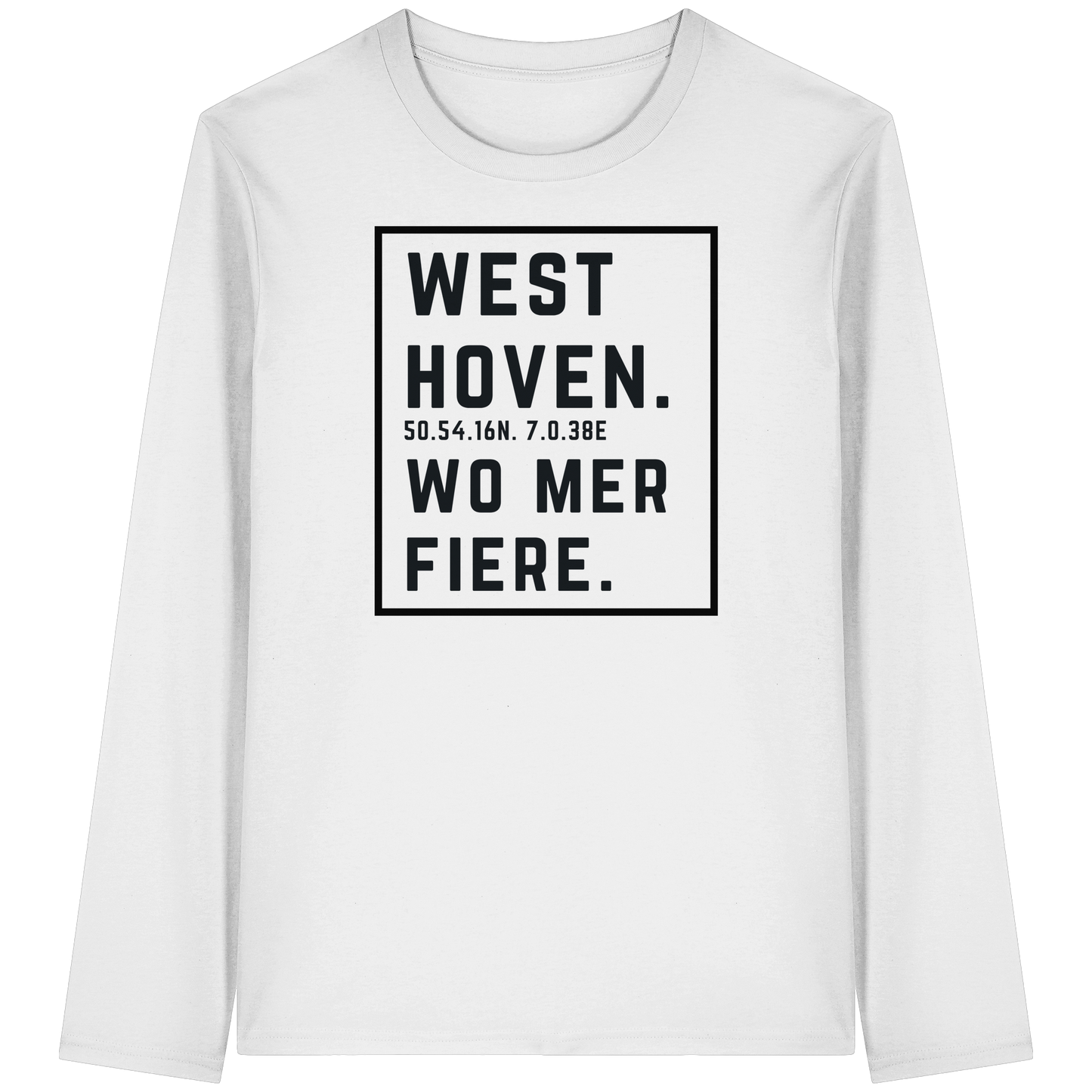 Westhoven Fiere Druck - Organic Longsleeve T-Shirt