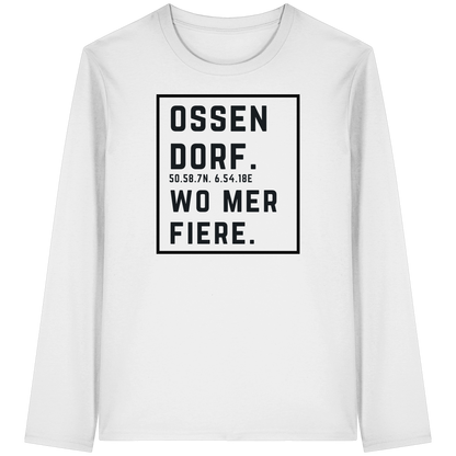 Ossendorf Fiere Druck - Organic Longsleeve T-Shirt