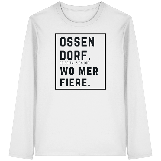 Ossendorf Fiere Druck - Organic Longsleeve T-Shirt