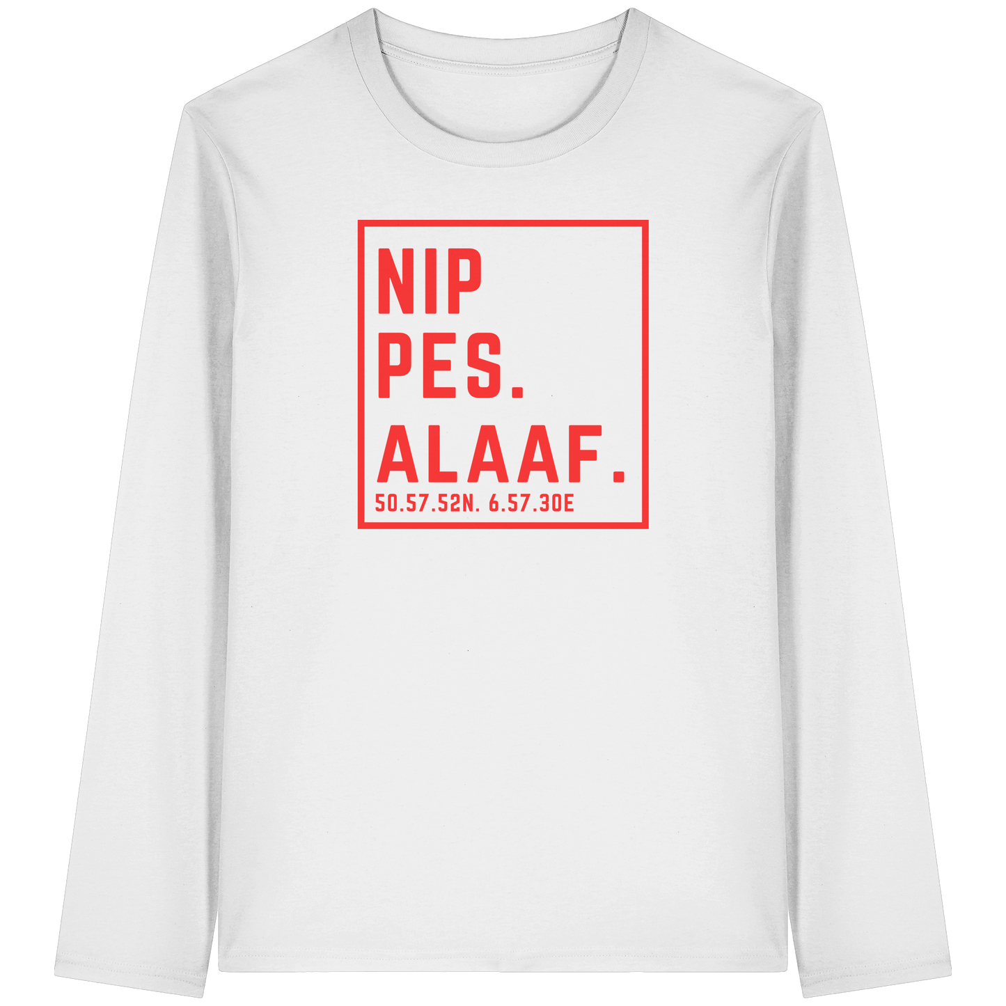 Nippes Alaaf Druck  - Organic Longsleeve T-Shirt