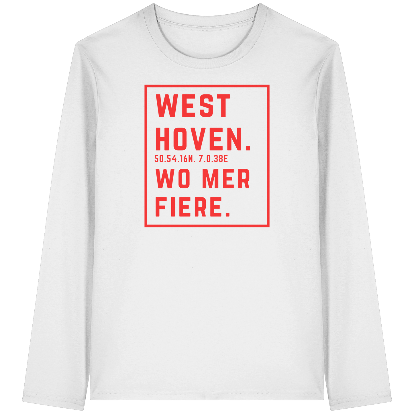 Westhoven Fiere Druck - Organic Longsleeve T-Shirt