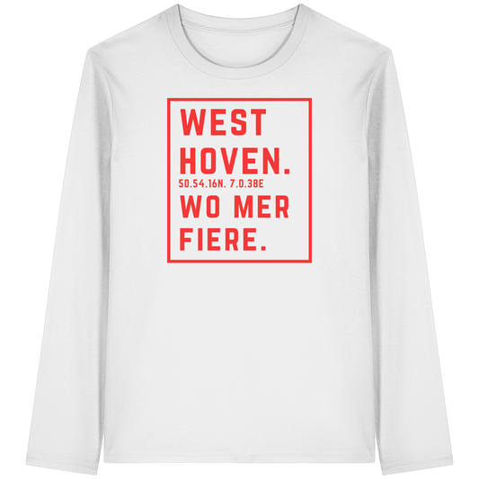 Westhoven Fiere Druck - Organic Longsleeve T-Shirt