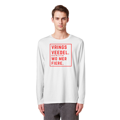 Vringsveedel Fiere Druck - Organic Longsleeve T-Shirt