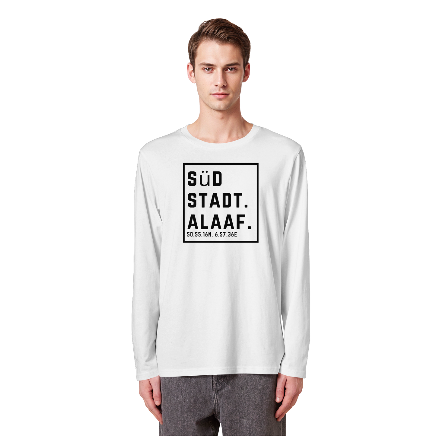 Südstadt Alaaf Druck - Organic Longsleeve T-Shirt