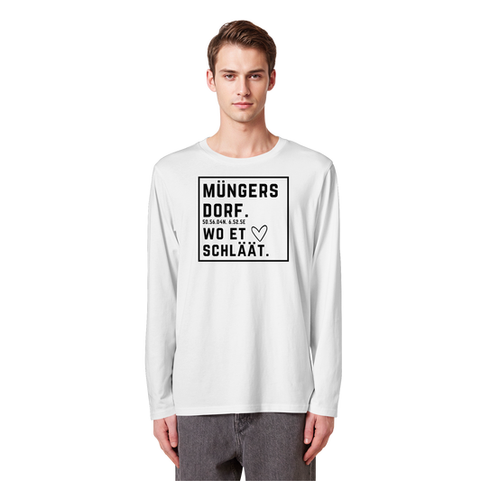 Müngersdorf Hätz Druck - Organic Longsleeve T-Shirt