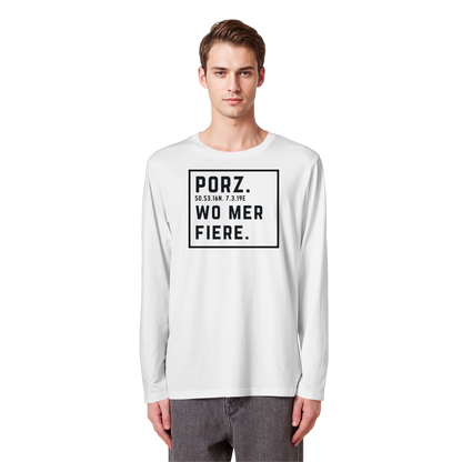 Porz Fiere Druck - Organic Longsleeve T-Shirt