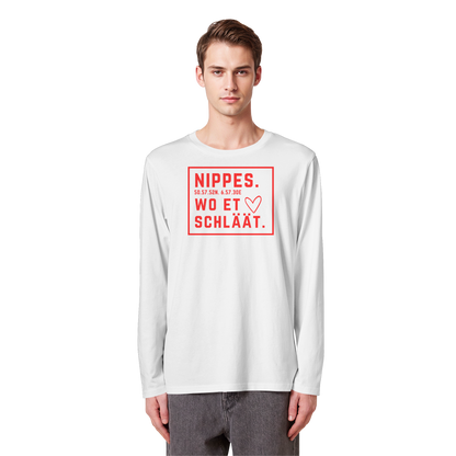 Nippes Hätz Druck - Organic Longsleeve T-Shirt