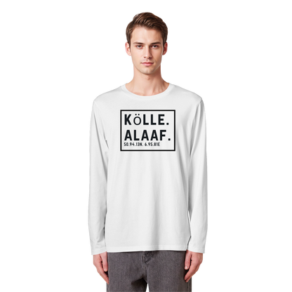 Kölle Alaaf Druck - Organic Longsleeve T-Shirt
