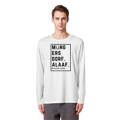 Müngersdorf Alaaf Druck - Organic Longsleeve T-Shirt