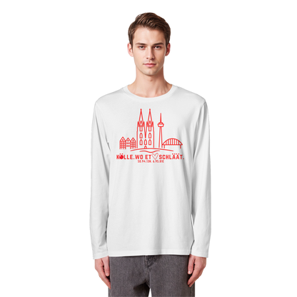 Skyline Hätz Druck - Organic Longsleeve T-Shirt
