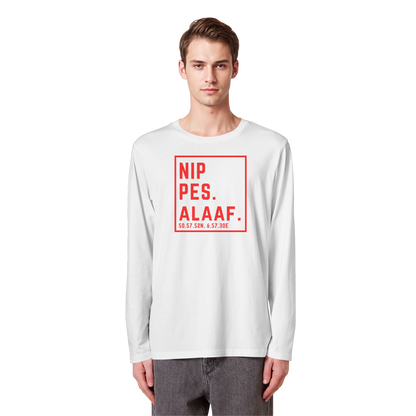 Nippes Alaaf Druck  - Organic Longsleeve T-Shirt