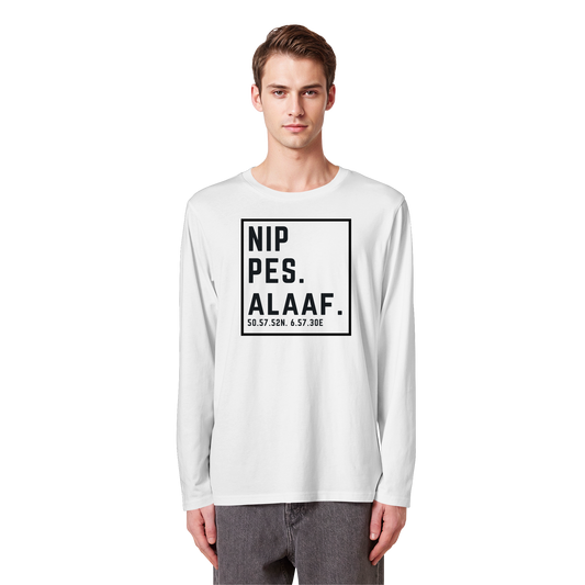 Nippes Alaaf Druck - Organic Longsleeve T-Shirt