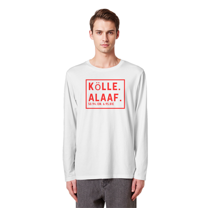 Kölle Alaaf Druck - Organic Longsleeve T-Shirt