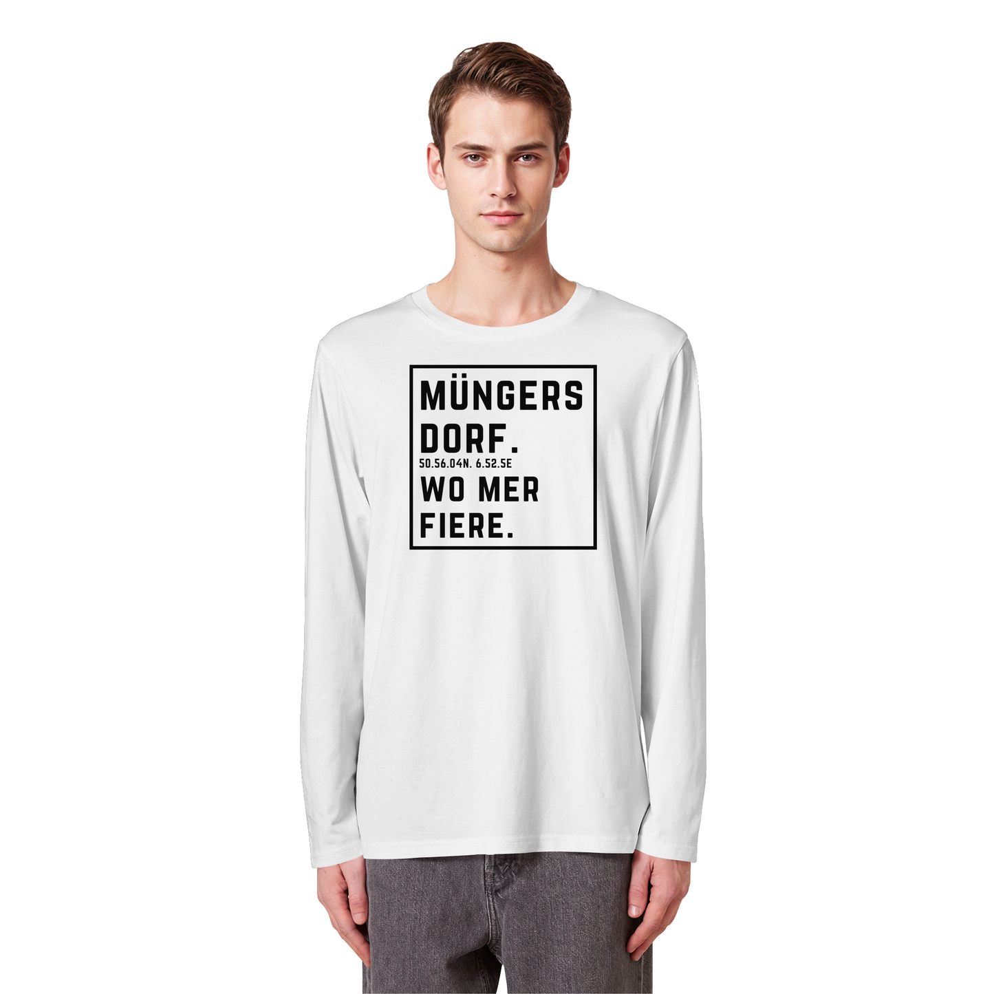 Müngersdorf Fiere Druck - Organic Longsleeve T-Shirt