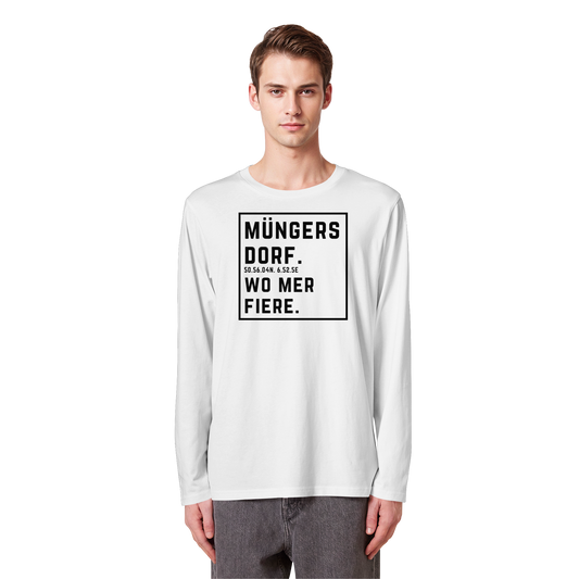 Müngersdorf Fiere Druck - Organic Longsleeve T-Shirt