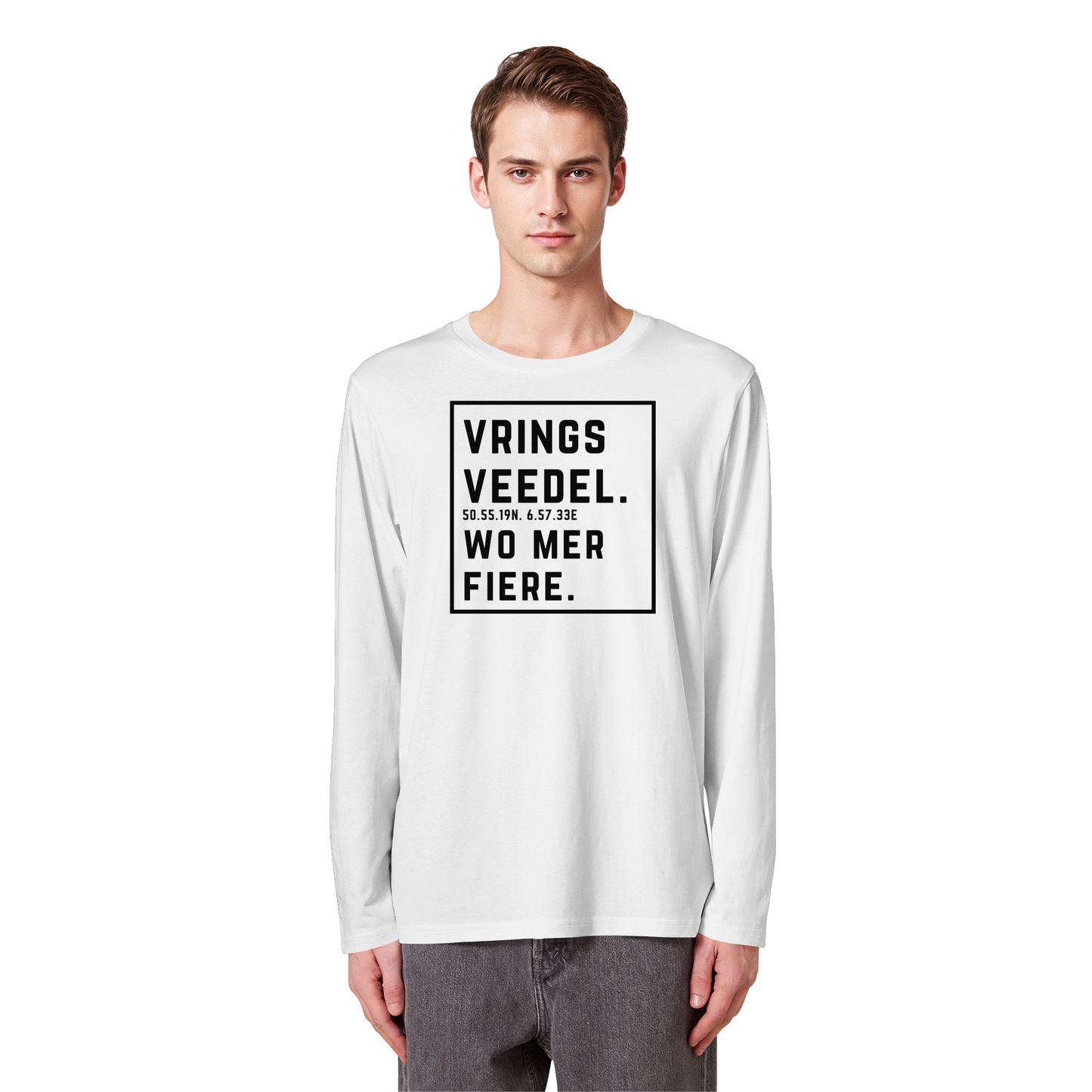 Vringsveedel Fiere Druck - Organic Longsleeve T-Shirt