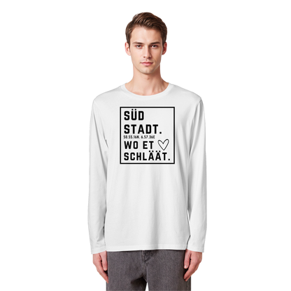 Südstadt Hätz Druck - Organic Longsleeve T-Shirt
