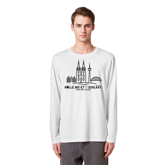 Skyline Hätz Druck - Organic Longsleeve T-Shirt