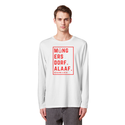 Müngersdorf Alaaf Druck  - Organic Longsleeve T-Shirt