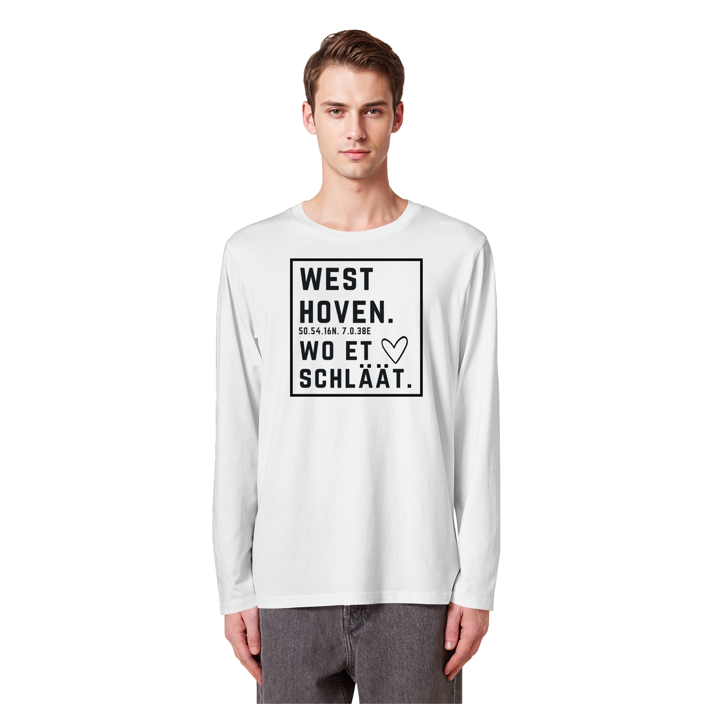 Westhoven Hätz Druck  - Organic Longsleeve T-Shirt