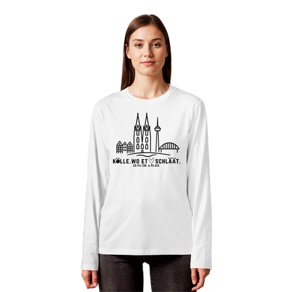 Skyline Hätz Druck - Organic Longsleeve T-Shirt