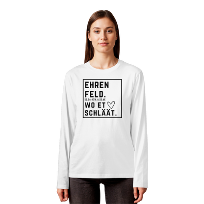 Ehrenfeld Hätz Druck - Organic Longsleeve T-Shirt