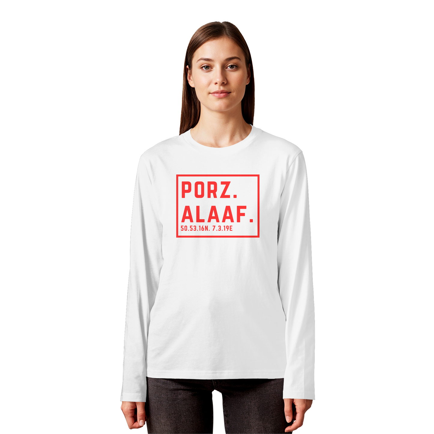 PorzAlaaf Druck - Organic Longsleeve T-Shirt