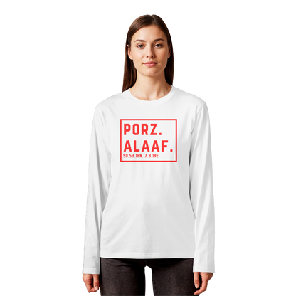 PorzAlaaf Druck - Organic Longsleeve T-Shirt
