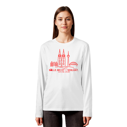 Skyline Hätz Druck - Organic Longsleeve T-Shirt