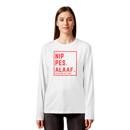 Nippes Alaaf Druck  - Organic Longsleeve T-Shirt