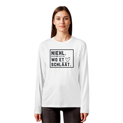 Niehl Hätz Druck - Organic Longsleeve T-Shirt