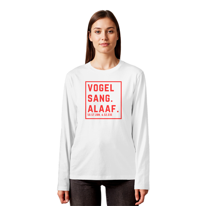 Vogelsang Alaaf Druck - Organic Longsleeve T-Shirt