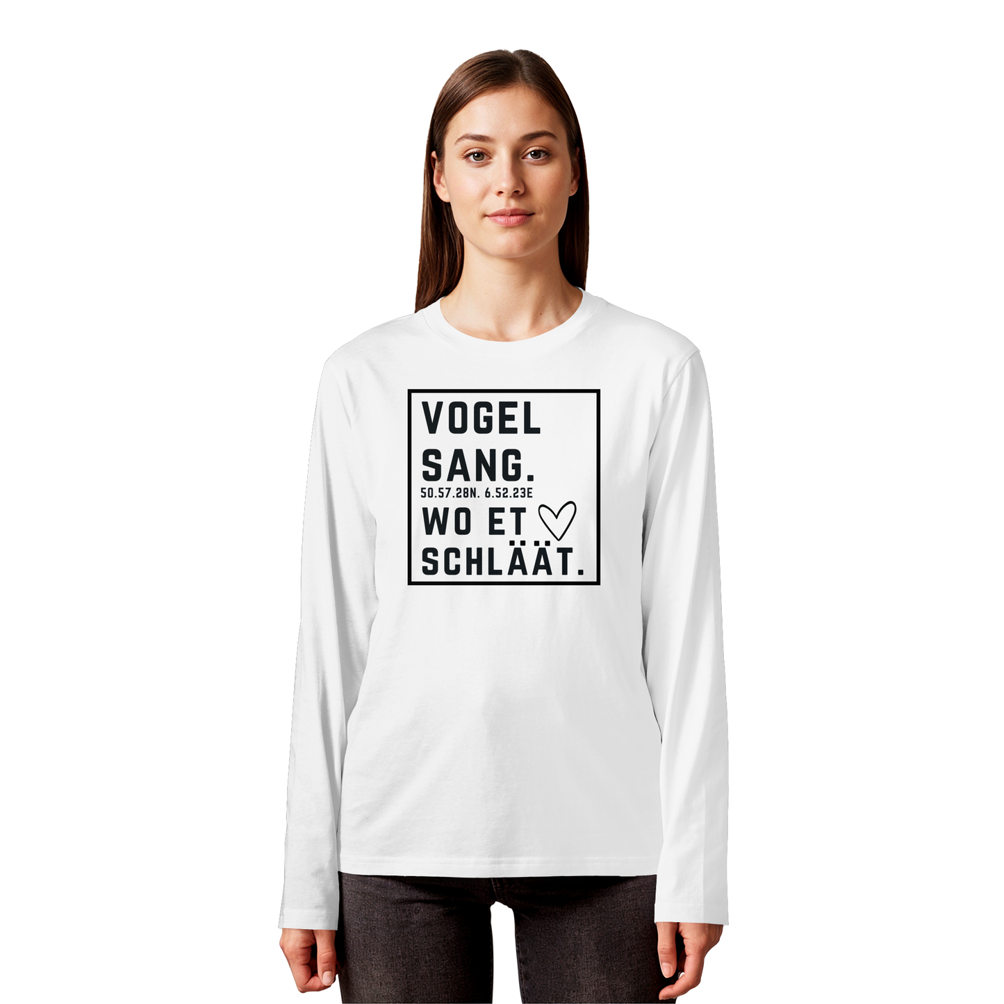 Vogelsang Hätz Druck - Organic Longsleeve T-Shirt