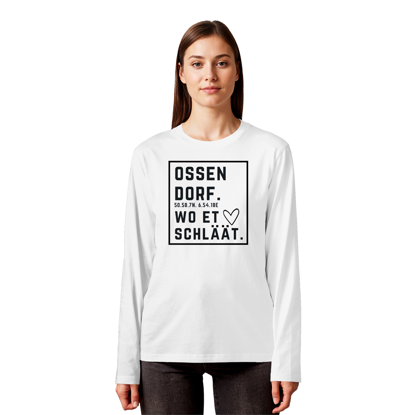 Ossendorf Hätz Druck - Organic Longsleeve T-Shirt
