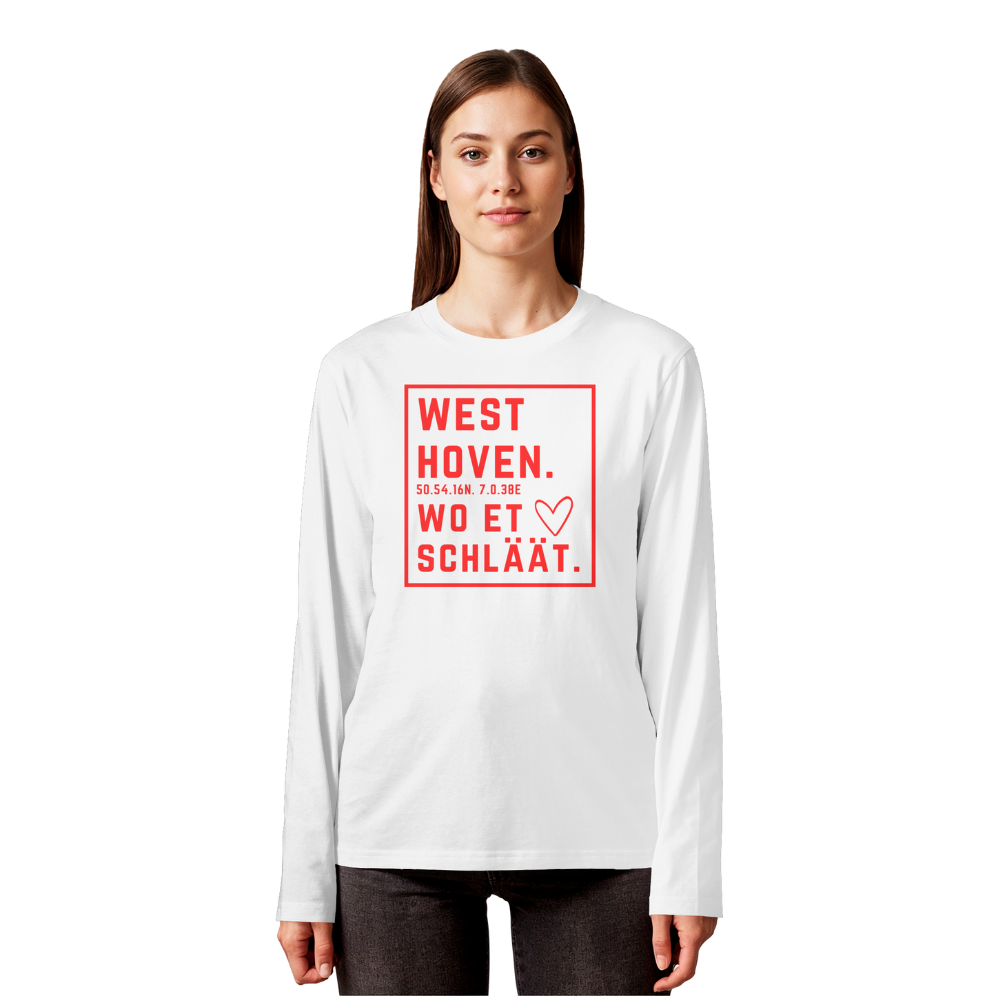 Westhoven Hätz Druck - Organic Longsleeve T-Shirt