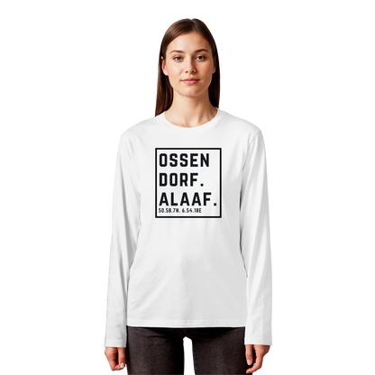 Ossendorf Alaaf Druck - Organic Longsleeve T-Shirt