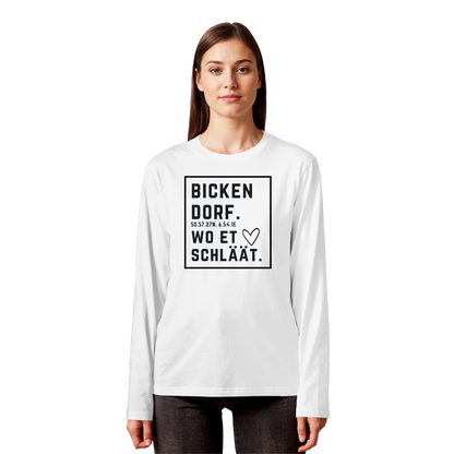 Bickendorf Hätz Druck - Organic Longsleeve T-Shirt