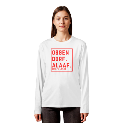 Ossendorf Alaaf Druck - Organic Longsleeve T-Shirt