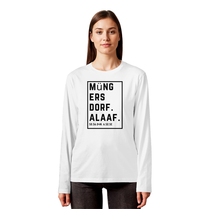 Müngersdorf Alaaf Druck - Organic Longsleeve T-Shirt