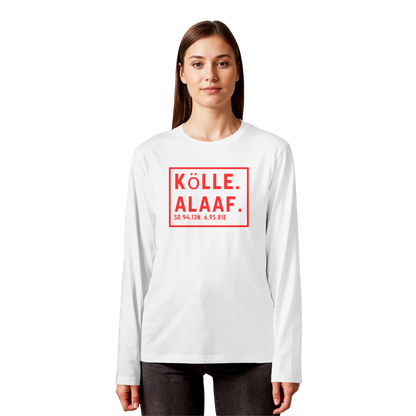 Kölle Alaaf Druck - Organic Longsleeve T-Shirt